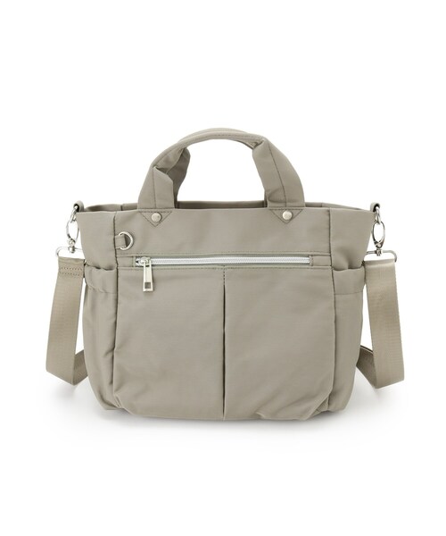 SHOO・LA・RUE(シューラルー)の「【撥水/2WAY】9ポケットトートバッグ(トートバッグ・レディース・ベージュ/ブラック/ライトパープル・00)」の16枚目の写真