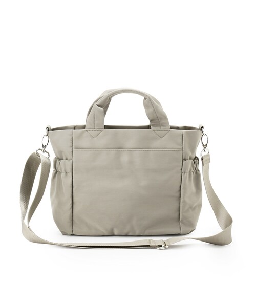 SHOO・LA・RUE(シューラルー)の「【撥水/2WAY】9ポケットトートバッグ(トートバッグ・レディース・ベージュ/ブラック/ライトパープル・00)」の18枚目の写真