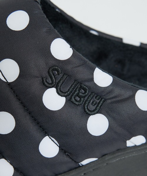 SUBU(スブ)の「【SUBU/スブ】PLATFORM 厚底/シルバー/ドット/ピンク/サンダル(スリッポン・レディース・ブラック系その他/ピンク/ブラック・1/0)」の22枚目の写真