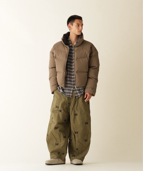 BEAVER（ビーバー）の「B omnivore / ビーオムニボー　3LAYER STAND BLOUSON 3レイヤースタンドブルゾン（ダウンジャケット/コート・メンズ・ブラック/チャコールグレー/カーキ・L/M）」の13枚目の写真