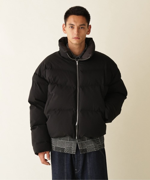 BEAVER（ビーバー）の「B omnivore / ビーオムニボー　3LAYER STAND BLOUSON 3レイヤースタンドブルゾン（ダウンジャケット/コート・メンズ・ブラック/チャコールグレー/カーキ・L/M）」の6枚目の写真
