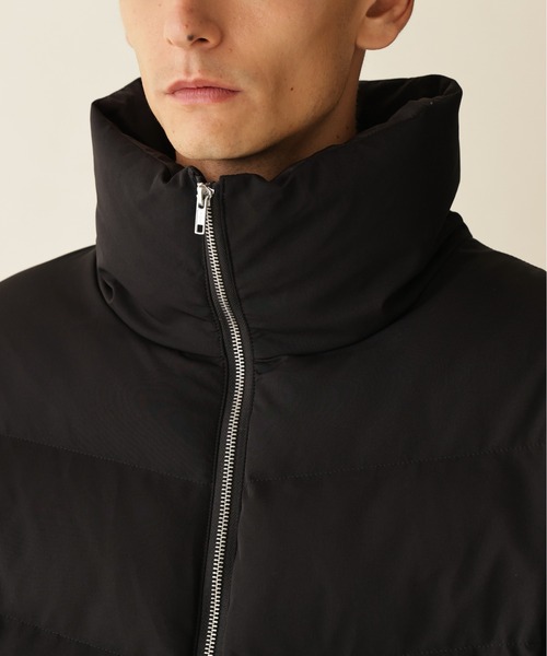 BEAVER（ビーバー）の「B omnivore / ビーオムニボー　3LAYER STAND BLOUSON 3レイヤースタンドブルゾン（ダウンジャケット/コート・メンズ・ブラック/チャコールグレー/カーキ・L/M）」の22枚目の写真