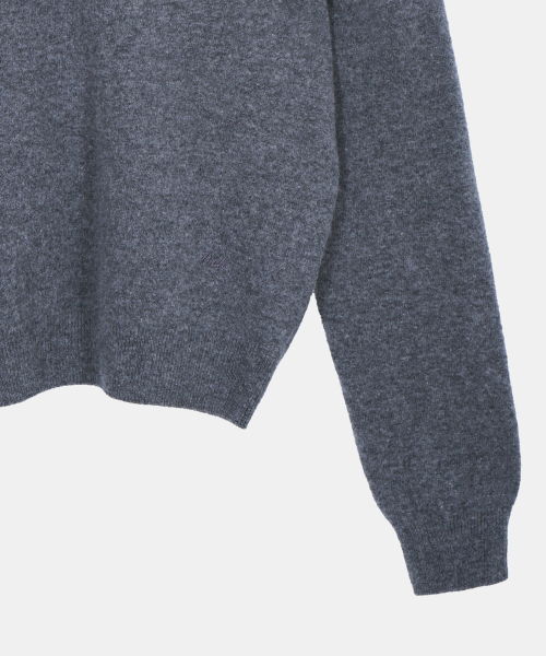 POETSEOUL(ポエットソウル)の「TINT COLLAR KNIT_メランジグレー(ニット/セーター・レディース・その他・F)」の5枚目の写真