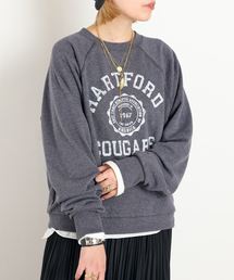 AP STUDIO | college print sweat Pullover(スウェット)