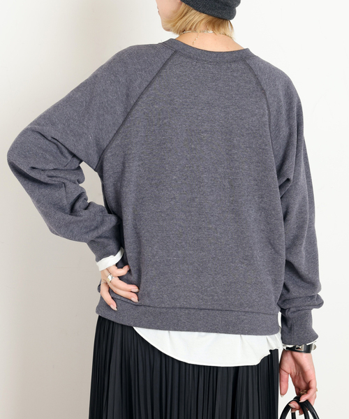 AP STUDIO(エーピーストゥディオ)の「college print sweat Pullover(スウェット・レディース・ブルー・FREE)」の14枚目の写真