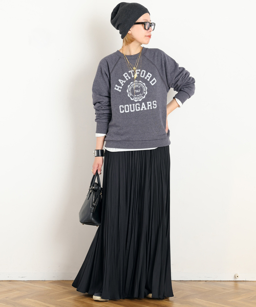 AP STUDIO(エーピーストゥディオ)の「college print sweat Pullover(スウェット・レディース・ブルー・FREE)」の15枚目の写真
