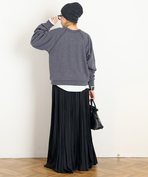 AP STUDIO(エーピーストゥディオ)の「college print sweat Pullover(スウェット・レディース・ブルー・FREE)」の17枚目の写真