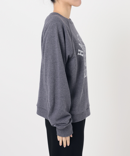 AP STUDIO(エーピーストゥディオ)の「college print sweat Pullover(スウェット・レディース・ブルー・FREE)」の2枚目の写真