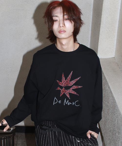 DEMARC(ドゥマーク)の「M Bomb-star グラフィック長袖Tシャツ - ブラック(Tシャツ/カットソー・メンズ・その他・MEDIUM/LARGE)」の4枚目の写真