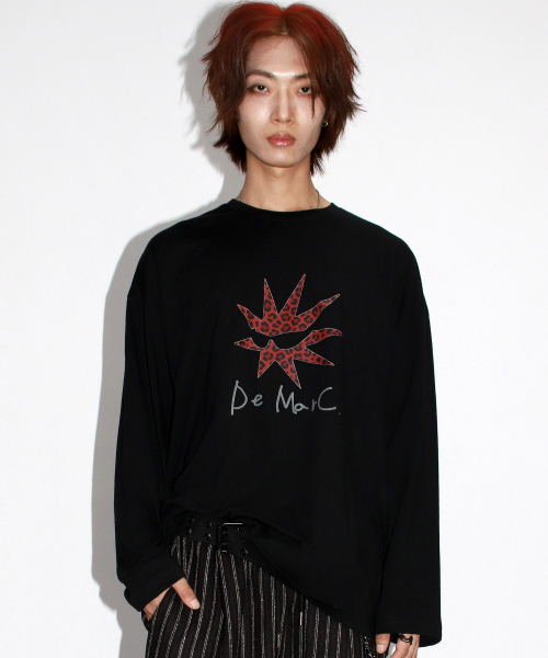 DEMARC(ドゥマーク)の「M Bomb-star グラフィック長袖Tシャツ - ブラック(Tシャツ/カットソー・メンズ・その他・MEDIUM/LARGE)」の9枚目の写真