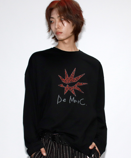 DEMARC(ドゥマーク)の「M Bomb-star グラフィック長袖Tシャツ - ブラック(Tシャツ/カットソー・メンズ・その他・MEDIUM/LARGE)」の10枚目の写真