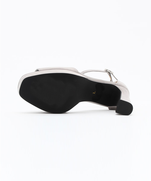 SLY(スライ)の「ROUND ANKLE SANDAL(サンダル・レディース・ブラック/オレンジ系その他/ライトグレー・LARGE/SMALL/MEDIUM)」の5枚目の写真