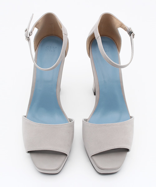 SLY(スライ)の「ROUND ANKLE SANDAL(サンダル・レディース・ブラック/オレンジ系その他/ライトグレー・LARGE/SMALL/MEDIUM)」の7枚目の写真