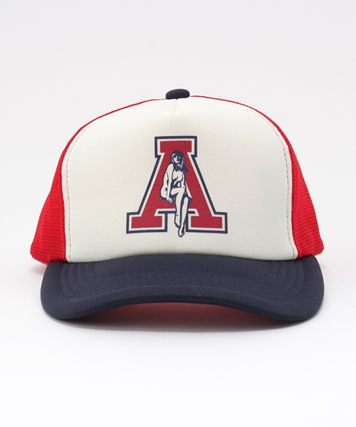 HYSTERIC GLAMOUR(ヒステリックグラマー)の「AUSTIN メッシュキャップ(キャップ・メンズ・レッド・FREE)」の5枚目の写真