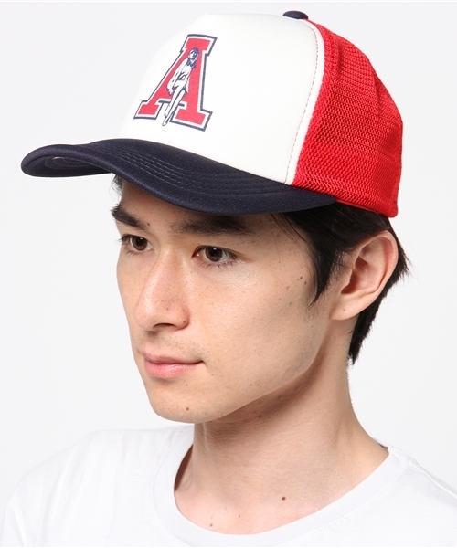 HYSTERIC GLAMOUR(ヒステリックグラマー)の「AUSTIN メッシュキャップ(キャップ・メンズ・レッド・FREE)」の2枚目の写真