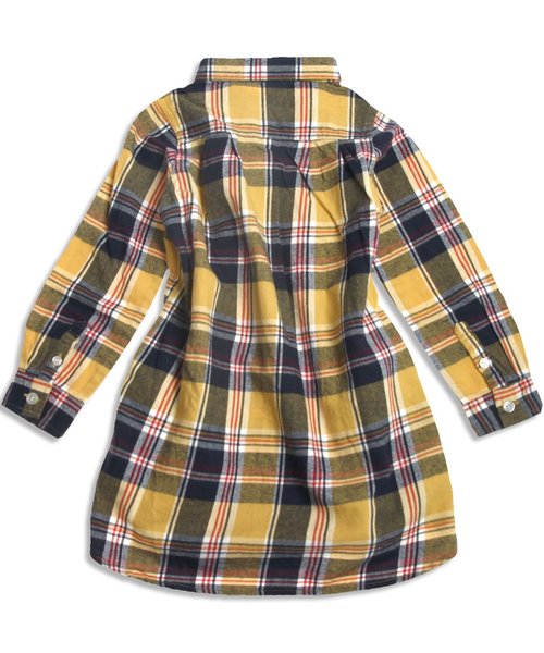 apres les cours（アプレレクール）の「シャツワンピース（ワンピース・キッズ・レッド/イエロー・100/120/110/130/140/90/80）」の6枚目の写真