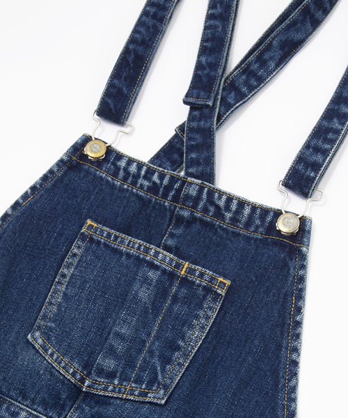 SEA（シー）の「VINTAGE 858H ハイライズセンタープレスオーバーオール（サロペット/オーバーオール・レディース・ライトブルー/ブルー/ノンウォッシュ/ワンウォッシュ・25/24/26）」の10枚目の写真