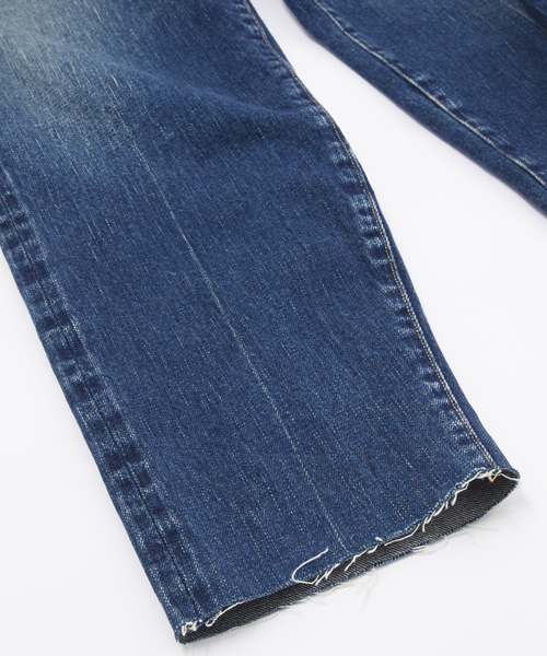 SEA（シー）の「VINTAGE 858H ハイライズセンタープレスオーバーオール（サロペット/オーバーオール・レディース・ライトブルー/ブルー/ノンウォッシュ/ワンウォッシュ・25/24/26）」の12枚目の写真