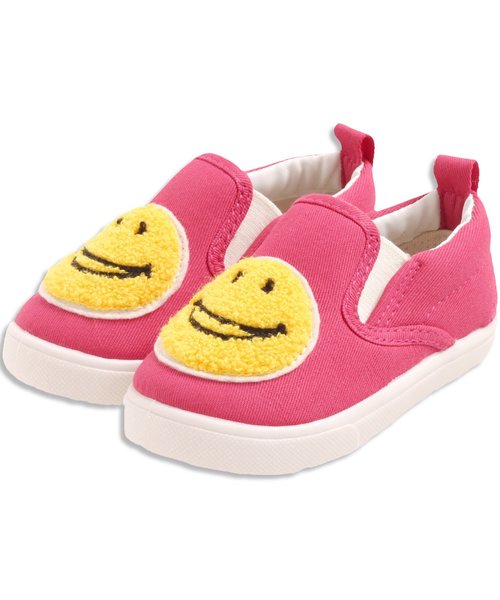 BREEZE（ブリーズ）の「FOスマイルサガラスリッポン（ベビー）（スリッポン・キッズ・ピンク/レインボー/ブラック/イエロー・14/15 /13/14.5/13.5）」の4枚目の写真