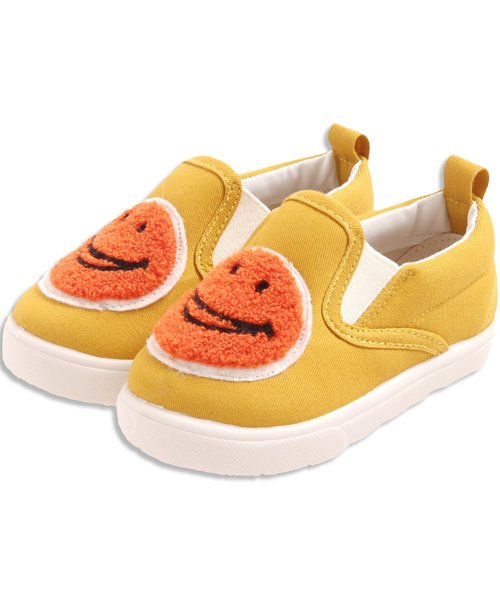 BREEZE（ブリーズ）の「FOスマイルサガラスリッポン（ベビー）（スリッポン・キッズ・ピンク/レインボー/ブラック/イエロー・14/15 /13/14.5/13.5）」の3枚目の写真