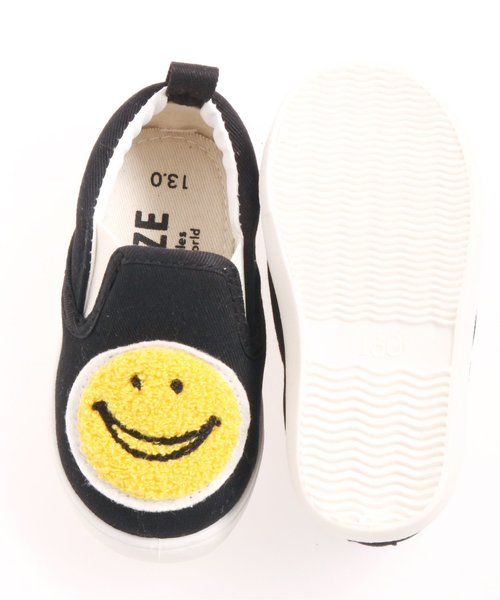 BREEZE（ブリーズ）の「FOスマイルサガラスリッポン（ベビー）（スリッポン・キッズ・ピンク/レインボー/ブラック/イエロー・14/15 /13/14.5/13.5）」の9枚目の写真