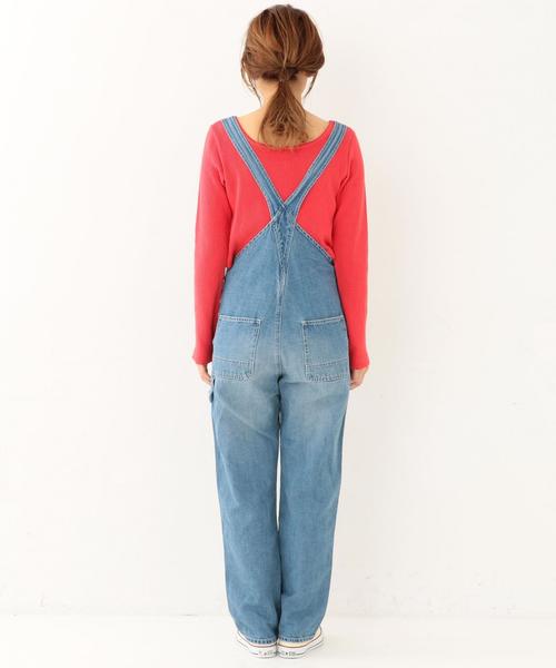 Another Edition（アナザーエディション）の「ペインターオーバーオール コバルト●（サロペット/オーバーオール・レディース・コバルトブルー・MEDIUM/SMALL）」の3枚目の写真