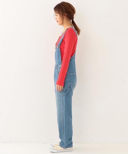 Another Edition（アナザーエディション）の「ペインターオーバーオール コバルト●（サロペット/オーバーオール・レディース・コバルトブルー・MEDIUM/SMALL）」の4枚目の写真