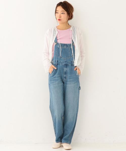 Another Edition（アナザーエディション）の「ペインターオーバーオール コバルト●（サロペット/オーバーオール・レディース・コバルトブルー・MEDIUM/SMALL）」の8枚目の写真