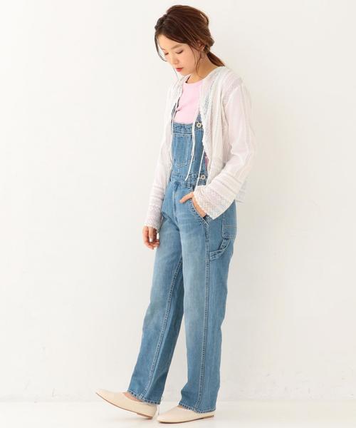 Another Edition（アナザーエディション）の「ペインターオーバーオール コバルト●（サロペット/オーバーオール・レディース・コバルトブルー・MEDIUM/SMALL）」の9枚目の写真