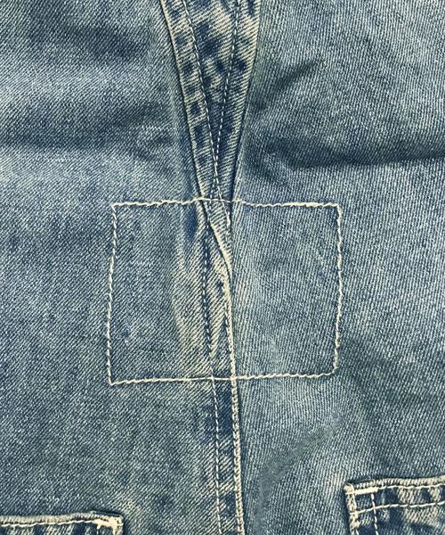 Another Edition（アナザーエディション）の「ペインターオーバーオール コバルト●（サロペット/オーバーオール・レディース・コバルトブルー・MEDIUM/SMALL）」の15枚目の写真