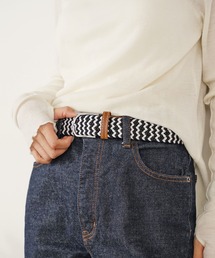 ROOPTOKYO（ループトウキョウ）の「ストレッチ デザインゴムメッシュベルト ダブルカラーベルト（ベルト）」