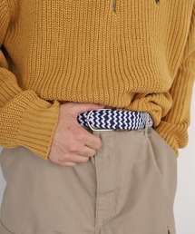 ROOPTOKYO（ループトウキョウ）の「ストレッチ デザインゴムメッシュベルト ダブルカラーベルト（ベルト）」