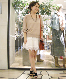 Jewel Changes | JCRP ローン レース シャーリング スカート(スカート)