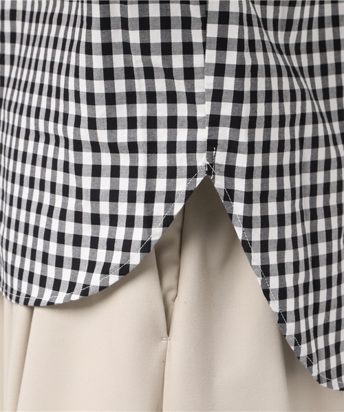 Honeys（ハニーズ）の「ゆるシャツ（シャツ/ブラウス・レディース・ホワイト×ブラック/カーキ/オフホワイト/ホワイト/レッド/ホワイト系その他・L/M）」の12枚目の写真