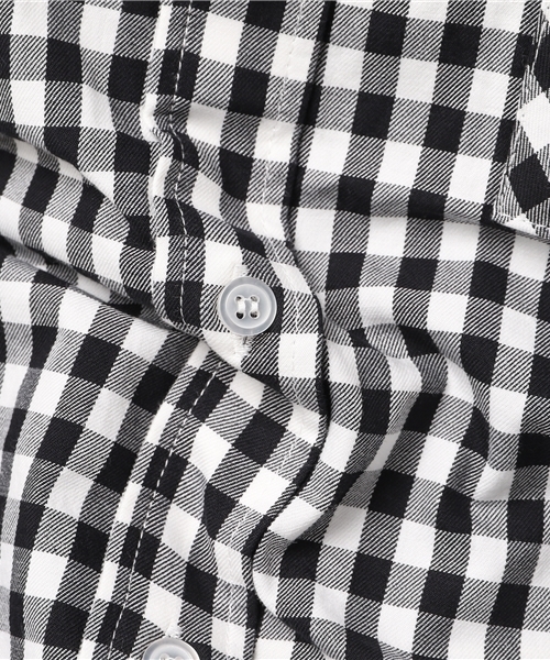 Honeys（ハニーズ）の「ゆるシャツ（シャツ/ブラウス・レディース・ホワイト×ブラック/カーキ/オフホワイト/ホワイト/レッド/ホワイト系その他・L/M）」の14枚目の写真