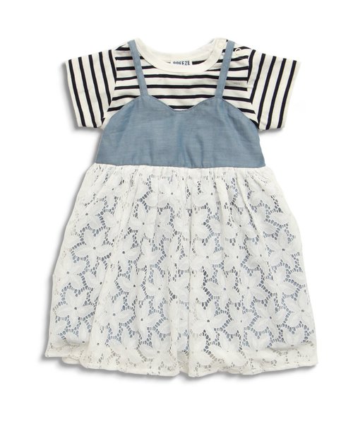 BREEZE（ブリーズ）の「キャミワンピースセット（ワンピース・キッズ・レッド/ブラック/サックスブルー・120/140/130/95/110/90/80/100）」の11枚目の写真