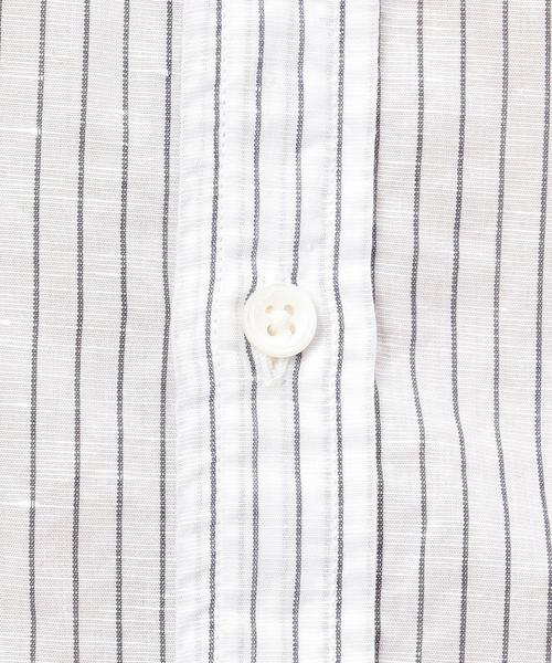 green label relaxing(グリーンレーベルリラクシング)の「SC C/LI BIG/バンドカラー シャツ ◆(シャツ/ブラウス・メンズ・ホワイト/ネイビー/その他・LARGE/MEDIUM/SMALL)」の19枚目の写真