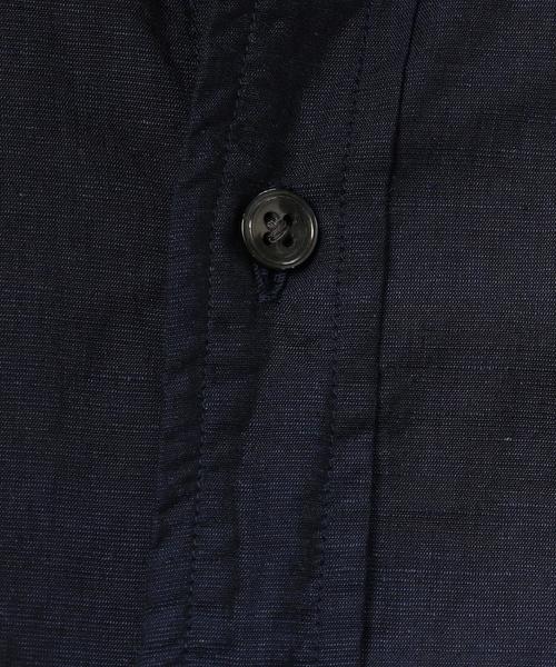 green label relaxing(グリーンレーベルリラクシング)の「SC C/LI BIG/バンドカラー シャツ ◆(シャツ/ブラウス・メンズ・ホワイト/ネイビー/その他・LARGE/MEDIUM/SMALL)」の14枚目の写真