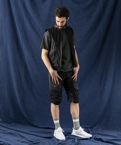 WORK NOT WORK URBAN RESEARCH（ワークノットワークアーバンリサーチ）の「WORK NOT WORK　ドットプリントスポーツテーラーベスト（ベスト・メンズ・ブラック/カーキ・LARGE/MEDIUM）」の3枚目の写真