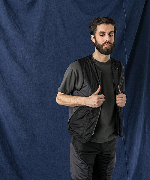 WORK NOT WORK URBAN RESEARCH（ワークノットワークアーバンリサーチ）の「WORK NOT WORK　ドットプリントスポーツテーラーベスト（ベスト・メンズ・ブラック/カーキ・LARGE/MEDIUM）」の5枚目の写真