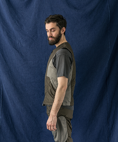 WORK NOT WORK URBAN RESEARCH（ワークノットワークアーバンリサーチ）の「WORK NOT WORK　ドットプリントスポーツテーラーベスト（ベスト・メンズ・ブラック/カーキ・LARGE/MEDIUM）」の6枚目の写真