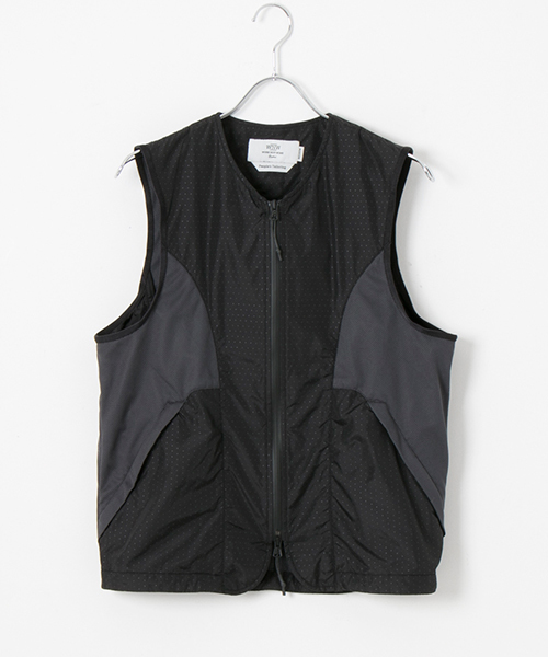 WORK NOT WORK URBAN RESEARCH（ワークノットワークアーバンリサーチ）の「WORK NOT WORK　ドットプリントスポーツテーラーベスト（ベスト・メンズ・ブラック/カーキ・LARGE/MEDIUM）」の13枚目の写真