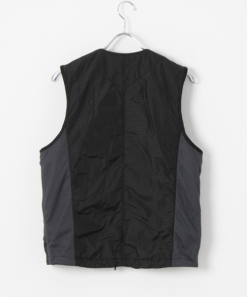 WORK NOT WORK URBAN RESEARCH（ワークノットワークアーバンリサーチ）の「WORK NOT WORK　ドットプリントスポーツテーラーベスト（ベスト・メンズ・ブラック/カーキ・LARGE/MEDIUM）」の14枚目の写真