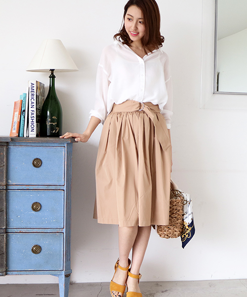 N.（N. Natural Beauty Basic）（エヌエヌナチュラルビューティーベーシック）の「ウォッシャブルビエラブラウス（シャツ/ブラウス・レディース・ホワイト系その他/ピンク/グレー/ネイビー/ホワイト・MEDIUM）」の6枚目の写真