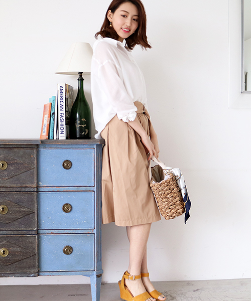 N.（N. Natural Beauty Basic）（エヌエヌナチュラルビューティーベーシック）の「ウォッシャブルビエラブラウス（シャツ/ブラウス・レディース・ホワイト系その他/ピンク/グレー/ネイビー/ホワイト・MEDIUM）」の7枚目の写真