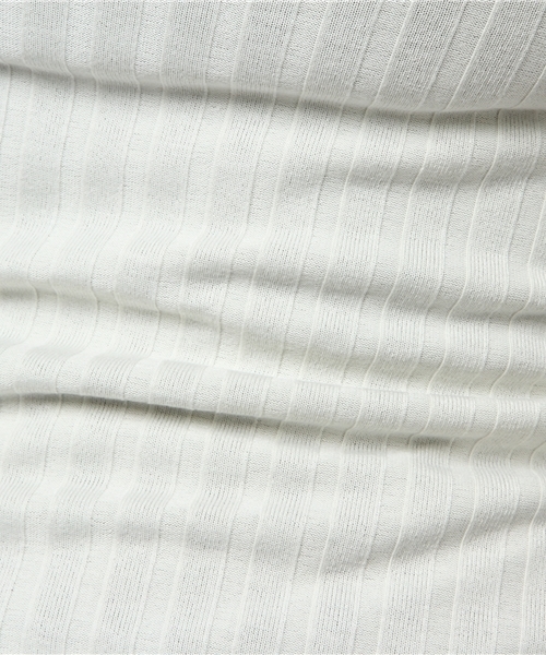 SLY(スライ)の「WIDE RIB CUT TOPS(Tシャツ/カットソー・レディース・ダークブラウン/ダークグリーン/ホワイト/ブラック・2/1)」の15枚目の写真