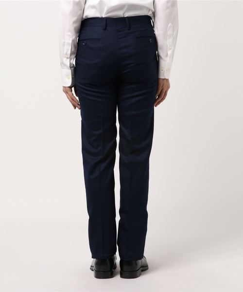 green label relaxing（グリーンレーベルリラクシング）の「[ヴィターレ バルベリス カノニコ] CANONICO  SOLID RG スリム NP パンツ ◆（スーツパンツ・メンズ・ブラック/グレー/ダークブラウン/ネイビー・80ｃｍ/76ｃｍ/84ｃｍ/88ｃｍ/72cm/92cm）」の12枚目の写真