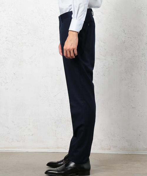 green label relaxing（グリーンレーベルリラクシング）の「[ヴィターレ バルベリス カノニコ] CANONICO  SOLID RG スリム NP パンツ ◆（スーツパンツ・メンズ・ブラック/グレー/ダークブラウン/ネイビー・80ｃｍ/76ｃｍ/84ｃｍ/88ｃｍ/72cm/92cm）」の13枚目の写真