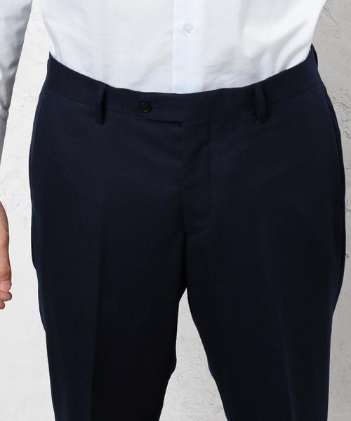 green label relaxing（グリーンレーベルリラクシング）の「[ヴィターレ バルベリス カノニコ] CANONICO  SOLID RG スリム NP パンツ ◆（スーツパンツ・メンズ・ブラック/グレー/ダークブラウン/ネイビー・80ｃｍ/76ｃｍ/84ｃｍ/88ｃｍ/72cm/92cm）」の15枚目の写真