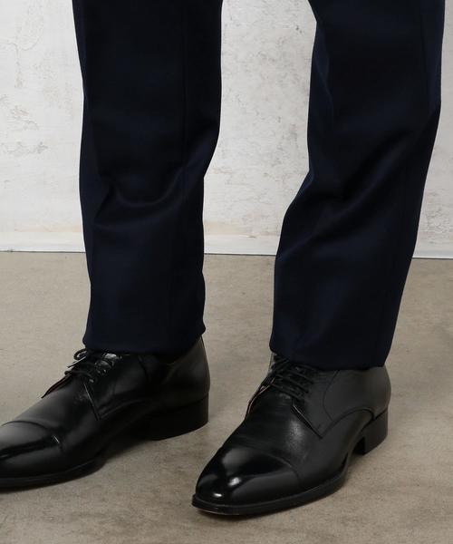 green label relaxing（グリーンレーベルリラクシング）の「[ヴィターレ バルベリス カノニコ] CANONICO  SOLID RG スリム NP パンツ ◆（スーツパンツ・メンズ・ブラック/グレー/ダークブラウン/ネイビー・80ｃｍ/76ｃｍ/84ｃｍ/88ｃｍ/72cm/92cm）」の17枚目の写真